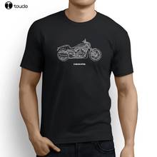 Mens New Fashion O-Neck Stylish American Classic Motorcycle Fans Night Rod Special Inspired Motorcycle Slim T-Shirts 2024 - buy cheap