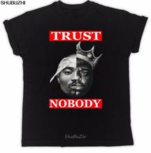 2Pac T Shirt Trust Nobody T Shirt Mens Short Sleeve Cotton T-Shirt Fashion T Shirt Tops Clothing euro plus size male tee sbz3507 2024 - buy cheap