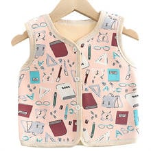 2020 Wholesale Baby Boy Girls Cotton Vests Kids Children's Winter Clothes Vests Baby Boys Girls Down Cotton Coats Vests Clothing 2024 - купить недорого