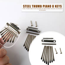 8 Keys Kalimba DIY Set Steel Thumb Piano Lettering Keyboard Kalimba DIY Replacement Musical Instrument Accessories 2024 - buy cheap