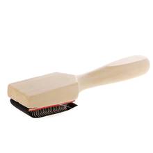 Wood Suede Sole Wire Cleaners Dance Shoes Cleaning Brush For Footwear C63B 2024 - buy cheap