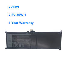 Batería de portátil 7VKV9 9TV5X para DELL Latitude XPS, 12, 7000, 7275, 9250, 7VKV9, 7,6 V, 30Wh 2024 - compra barato