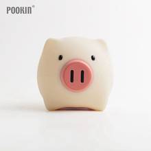 USB Rechargeable Dimmable Silicone Cute Pig Light Atmosphere Lamp Children Night Lamp Christmas Bedroom Light 2024 - buy cheap