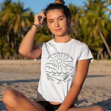 Keep The Sea Plastic Free T-shirt Cute Summer Beach Environment Tshirt Aesthetic Women Hipster Save The Ocean Top Tee Shirt 2024 - buy cheap