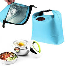 Модная женская переносная пикиническая сумка для еды, изоляционная посылка, переносная термоизолированная сумка для ланча, охлаждающая сумка для ланчбокса, сумка для хранения 2024 - купить недорого