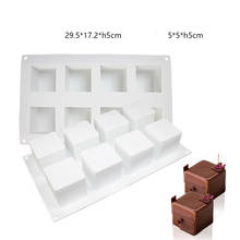 8/15 Cavity Magic Square Silicone Mold Cake Mousse Mould Baking Dessert Muffin Mold Cake Decorating Tools 2024 - buy cheap