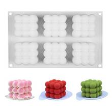 Moldes de silicona con forma de nube para hornear, herramientas de decoración para pasteles, postres, Mousse, Chocolate, 6 cavidades 2024 - compra barato