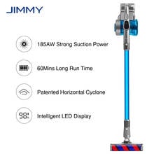 Беспроводной ручной пылесос JIMMY JV85 185AW, Мощное всасывание, время работы 60 минут, светодиодный дисплей, запатентованный горизонтальный циклон 2024 - купить недорого