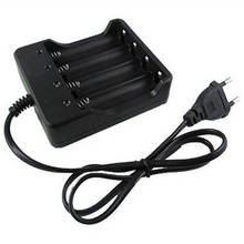 18650 Charger 4-Slot 4.2v With Cable Four-Slot Lithium Battery Charger American Style European Style 2024 - buy cheap