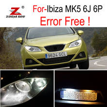 6pcs LED License plate lamp + LED parking light + side marker bulb exterior for Seat for Ibiza V MK 5 6J 6P ( 2009 to 2016 ) 2024 - buy cheap