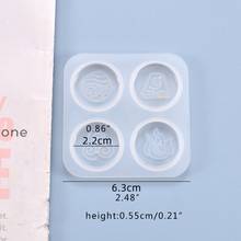 Crystal Epoxy Resin Mold Religion Symbols Hanging Pendant Casting Silicone Mould R7RF 2024 - buy cheap