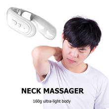 Masajeador eléctrico de cuello, herramienta para aliviar el dolor, cuidado de la salud, máquina de relajación, fisioterapia de vértebra Cervical 2024 - compra barato