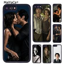 Чехол для телефона MaiYaCa Glenn Maggie The Walking Dead для iphone 11 Pro MAX X XR XS MAX 6 6S 7 8 Plus 5 5S TPU 2024 - купить недорого