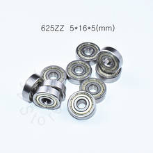 Bearing Carbon steel 625zz 10 Pieces 5*16*5(mm) free shipping Metal Sealed High speed Mechanical equipment parts 2024 - buy cheap