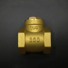 DN32 G1-1/4" BSPP Female Thread Brass Swing Check Valve One Way 2024 - buy cheap