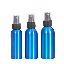 Frasco de perfume atomizador portátil para viagem, 30ml 50ml 60ml 80ml 100ml 120ml 150ml, spray recarregável de alumínio azul 20ml 2024 - compre barato