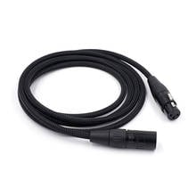 1Piece Japan Canare Pure Black XLR Audio Balanced Cable Microphone Audio Cable 2024 - buy cheap