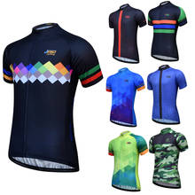 2020 Cycling Jersey Men Breathable Short Sleeve MTB Bike Jersey New Pro Team maillot ciclismo Quick-Dry Bicycle Clothing 2024 - buy cheap