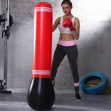 Boxing Training Fitness Vertical Inflatable Boxing Bag Pvc Thick Boxing Column Tumbler Column Sandbag Fitness Tool Mma Training 2024 - buy cheap