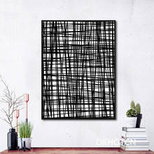 Black Lines Fashion Poster Wall Art Nursery Canvas Painting Nordic Kid Room Living Room Decoration Picture Home Decor 2024 - buy cheap