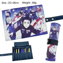 LISM YURI on ICE Fashion Anime PU Makeup Bag Handbag School Pen Storage Bags Unisex Gifts NEW 2024 - buy cheap