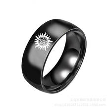 Модные перстень мужской Солнечная энергия Сверхъестественное кольцо титановое стальное кольцо для мужчин ювелирные изделия для свадьбы, помолвки подарки аксессуары 2024 - купить недорого