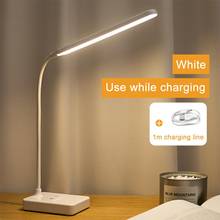 Dimmable Desk Reading Light Foldable Rotatable Touch sensor switch Built-in battery LED Table Lamp USB Charging Desk Lamp 2024 - купить недорого