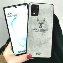 Funda de tela de ciervo para Samsung Galaxy M21, A51, A71, A11, M11, A01, A21s, A31, A41, M31, M30S, funda de TPU suave a prueba de caídas 2024 - compra barato