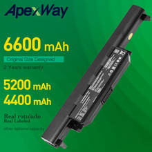 ApexWay-batería portátil de 4400mAh, A32-K55, A75, K45, K55, para Asus A33-K55, A41-K55, A45, A55, K75, R400, R500, R700, U57, X45, X55, X75 series 2024 - compra barato
