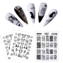Наклейки для дизайна ногтей Taoye teemo, 1 лист, Переводные картинки с алфавитом и животными, для самостоятельной сборки, переводной слайдер, инструменты для украшения маникюра 2024 - купить недорого