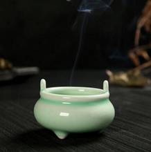 COPPER STATUE Handmade Longquan Ceramic Incense Burner Censer Buddhism Incense Holder Cones & Sticks & Coil 2024 - buy cheap