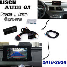 For Audi Q3 2009~2020 Parking System Plus Front & Bakcup Rear camera interface Reverse camera Improve OEM 2024 - buy cheap