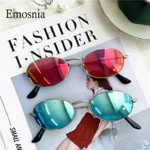 Солнцезащитные очки маленькие круглые в винтажном стиле для мужчин и женщин, зеркальные модные роскошные брендовые дизайнерские солнечные аксессуары, 2020 2024 - купить недорого