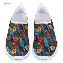 ELVISWORDS-zapatos planos con diseño Floral para mujer, zapatillas informales, cómodas, de malla, para primavera y verano, 2020 2024 - compra barato