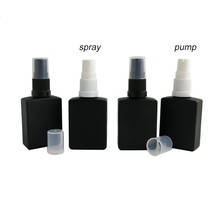 Empty Matte Black Square Press Pump Spray Bottle eliquid Perfume Container 30ml 1OZ Travel Sprayer bottle 20pcs 2024 - buy cheap