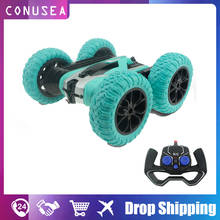 Kids Rc Stunt Car 2.4G 4Wd 360 Degree Rotating Climbing Tumbling Car Music Lights Double-Sided Driving Remote Control Toys Boys 2024 - buy cheap