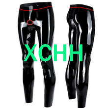 Pantalones sexys de látex para hombre, pantalones hechos a mano con agujero frontal, disfraz de kakegurui cosplay, sin cremallera 2024 - compra barato