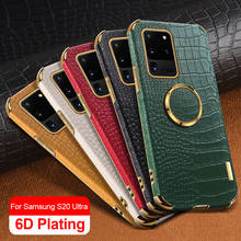 Crocodile Leather Case On For Samsung Galaxy S20 Ultra Plus FE Holder Cover For Samsung S21 Ultra Plus S21+ S20+ Phone Case 2024 - buy cheap