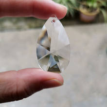 5pc 38mm Crystal Suncatcher Chandelier Parts Crystal Prism Pyriform Pendant Glass Hanging Ornament Home Wedding Xmas Decor Craft 2024 - buy cheap