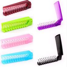 1PC Folding Hair Comb Scalp Massage Anti-Static Hair Brush Portable Travel Pocket Comb Salon Hairdressing Styling Accessories 2024 - buy cheap