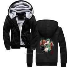 Okami Adventure Offical Trailer Cotton Geek Classic Hoodie Anime Men Winter Keep Warm Thicken Hoodies Sweatshirt Streetwear 2024 - buy cheap