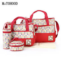 Motohood-bolsa organizadora para fraldas de bebê, conjunto de 5 peças, cuidados com a mamãe do bebê, para troca de fraldas, material maternidade 2024 - compre barato