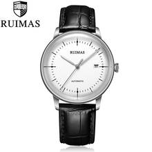 Ruimas Automatic Miyota Mechanical Watch Men Thin Sports Mens Watches Wristwatches Waterproof Relogio Masculino 2024 - buy cheap