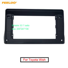 FEELDO Car 2Din Radio Stereo Fascia Frame for Toyota Wish 10" Big Screen CD/DVD Player Face Dash Mount Trim Kit 2024 - buy cheap