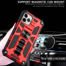 Shockproof Case For iPhone 12 11 Pro Max Armor Ring Holder Magnetic Car cover for iPhone 12 mini XR X XS MAX 7 8 Plus 2024 - buy cheap