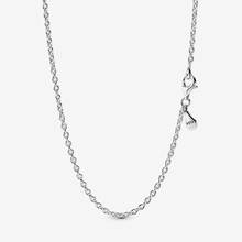 Genuine 925 Sterling Silver Cable Chain Necklace for Women Fine Jewelry Necklaces & Pendants Colgantes Collier Femme 2024 - buy cheap