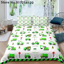 3D Print Bedding Sets Tractor Truck Cartoon Bed Quilt Cover Kid Teens Girls Duvet Cover Sets 2/3 Piece Bedspread King Queen Size 2024 - buy cheap