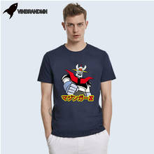 Camiseta de dibujos animados Mazinger Z para hombre, camisa negra a la moda, ropa para amantes de los guerreros, camisetas de Anime clásicas de Japón, novedad de 2020 2024 - compra barato