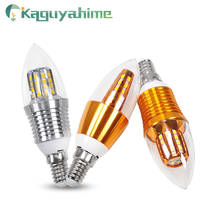 Kaguyahime LED E14 Candle Bulb Aluminum Lamp 220V 5W 7W 9W 12W 240V SMD2835 Energy Saving Lamp Indoor Lighting Decoration Bulb 2024 - buy cheap