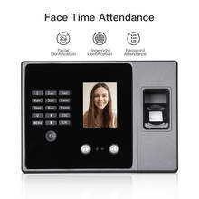 Sistema biométrico do comparecimento do tempo da cara inteligente biométrico reconhecimento relógio de tempo usb/ethernet registrador empregado 2024 - compre barato